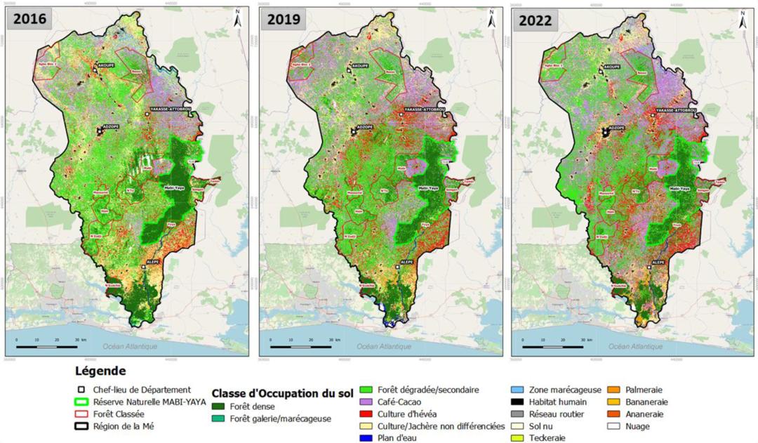 Carte satellite et zonage agricole sous QGIS